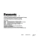 Preview for 8 page of Panasonic WV-LZ62 Operating Instructions Manual