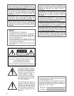 Preview for 2 page of Panasonic WV-NF284 - i-Pro Network Camera Installation Manual