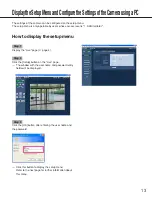 Preview for 13 page of Panasonic WV-NF284 - i-Pro Network Camera Network Operating Instructions