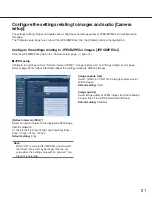 Preview for 21 page of Panasonic WV-NF284 - i-Pro Network Camera Network Operating Instructions