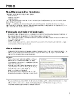 Preview for 3 page of Panasonic WV-NF302E Operating Instructions Manual