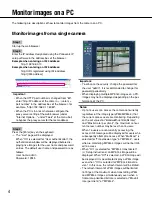 Preview for 4 page of Panasonic WV-NF302E Operating Instructions Manual