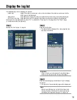 Предварительный просмотр 13 страницы Panasonic WV-NF302E Operating Instructions Manual