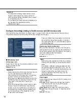 Preview for 10 page of Panasonic WV-NF302E Setup Instructions