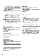 Preview for 22 page of Panasonic WV-NF302E Setup Instructions