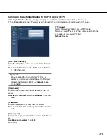 Preview for 43 page of Panasonic WV-NF302E Setup Instructions