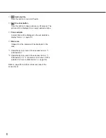 Preview for 6 page of Panasonic WV-NP240 series Operating Instructions Manual