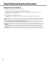 Предварительный просмотр 14 страницы Panasonic WV-NP240 series Operating Instructions Manual