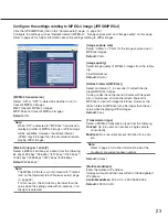 Preview for 23 page of Panasonic WV-NP240 series Operating Instructions Manual