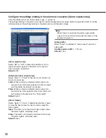 Preview for 30 page of Panasonic WV-NP240 series Operating Instructions Manual