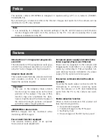 Preview for 5 page of Panasonic WV-NP304 Installation Manual