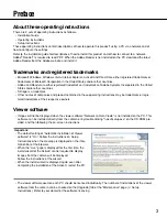 Preview for 3 page of Panasonic WV-NP304E Operating Instructions Manual