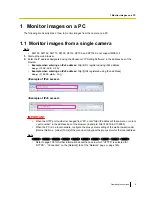 Предварительный просмотр 9 страницы Panasonic WV-NP502 Operating Instructions Manual