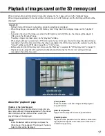 Preview for 17 page of Panasonic WV-NS202AE Network Operating Instructions