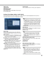 Preview for 49 page of Panasonic WV-NS202AE Network Operating Instructions