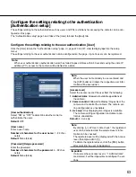 Preview for 63 page of Panasonic WV-NS202AE Network Operating Instructions