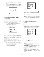 Preview for 26 page of Panasonic WV-NS320 Operating Instructions Manual