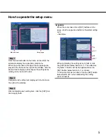 Preview for 5 page of Panasonic WV-NS950 series Setup Instructions