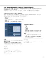 Preview for 53 page of Panasonic WV-NS950 series Setup Instructions