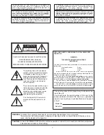 Preview for 2 page of Panasonic WV-NW470S Operating Instructions Manual