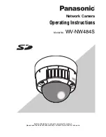 Preview for 1 page of Panasonic WV-NW484S - i-Pro Network Camera Operating Instructions Manual