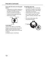 Preview for 12 page of Panasonic WV-NW484S - i-Pro Network Camera Operating Instructions Manual