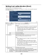 Preview for 48 page of Panasonic WV-NW484S - i-Pro Network Camera Setup Manual