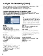 Preview for 54 page of Panasonic WV-NW502S Operating Instructions Manual