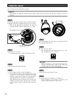 Preview for 24 page of Panasonic WV-NW960 series Installation Manual