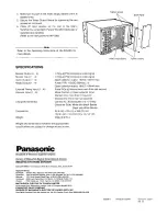 Preview for 4 page of Panasonic WV-PB5504A Instructions