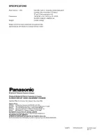 Preview for 4 page of Panasonic WV-PB5564 Instructions