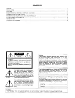 Предварительный просмотр 2 страницы Panasonic WV-PS550 Operating Instructions Manual