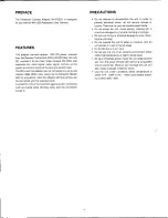 Предварительный просмотр 3 страницы Panasonic WV-PS550 Operating Instructions Manual