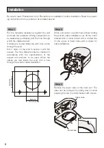 Предварительный просмотр 6 страницы Panasonic WV-Q119 Operating Instructions Manual