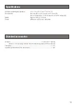 Предварительный просмотр 11 страницы Panasonic WV-Q119 Operating Instructions Manual