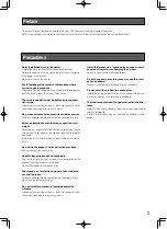 Preview for 3 page of Panasonic WV-Q122AS Operating Instructions Manual