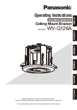 Preview for 1 page of Panasonic WV-Q126A Operating Instructions Manual