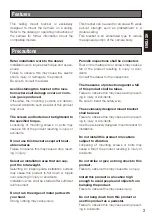 Preview for 3 page of Panasonic WV-Q126A Operating Instructions Manual