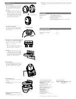 Preview for 2 page of Panasonic WV-Q150C Operating Instructions