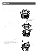 Предварительный просмотр 5 страницы Panasonic WV-Q151CE Operating Instructions Manual