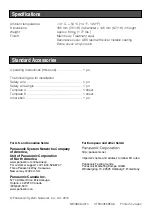 Предварительный просмотр 12 страницы Panasonic WV-Q151CE Operating Instructions Manual