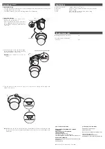 Предварительный просмотр 2 страницы Panasonic WV-Q152CE Operating Instructions