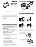 Panasonic WV-Q154C Operating Instructions preview