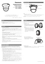 Panasonic WV-Q160C Operating Instructions preview