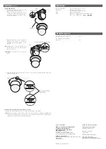 Предварительный просмотр 2 страницы Panasonic WV-Q160C Operating Instructions