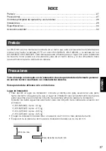 Preview for 27 page of Panasonic WV-Q169E Instructions Manual