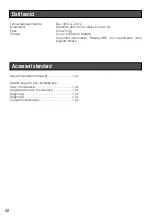 Preview for 42 page of Panasonic WV-Q169E Instructions Manual