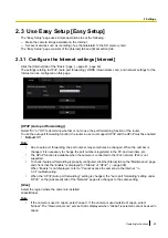 Preview for 45 page of Panasonic WV-S1100 Series Operating Instructions Manual