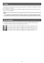 Preview for 4 page of Panasonic WV-S1111 Important Information Manual