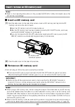 Preview for 23 page of Panasonic WV-S1111 Important Information Manual